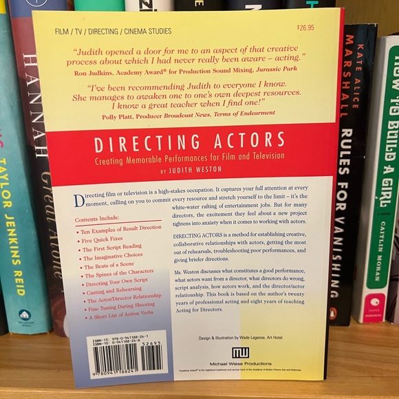 💜4/$30💜 Directing Actors by Judith Weston - Picture 3 of 3